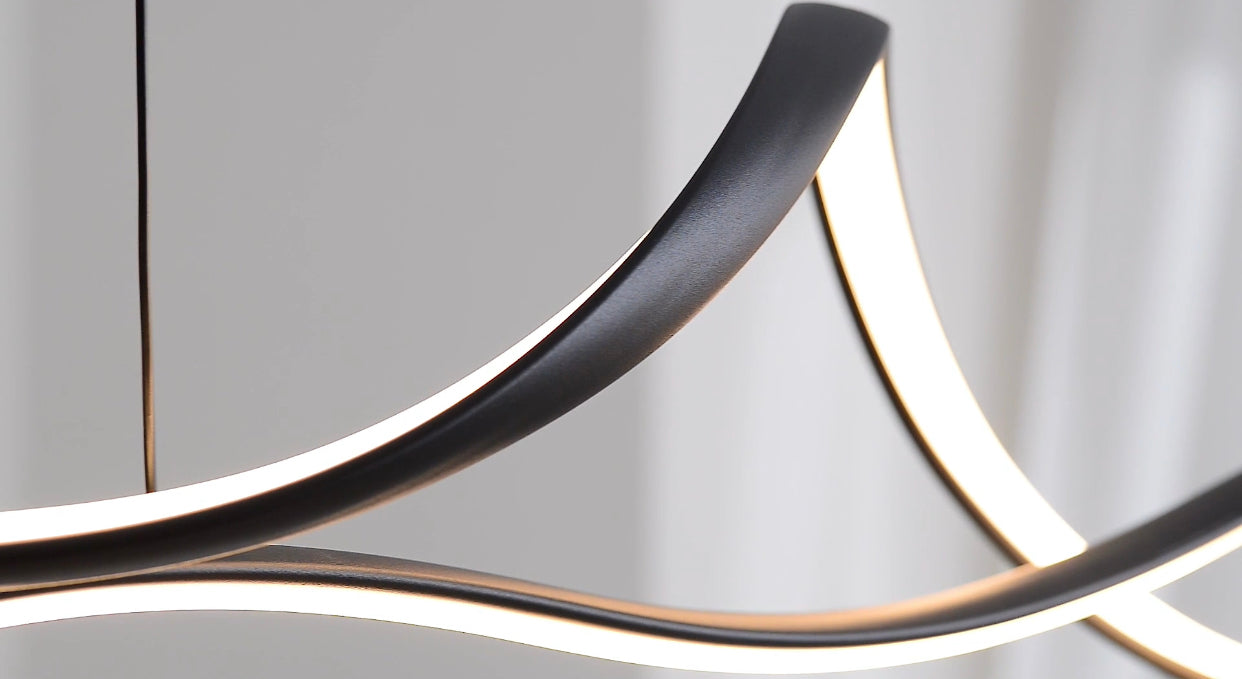 Blue Elephant Modern 2-Light Black LED Kitchen Island Pendant – £80 Only!