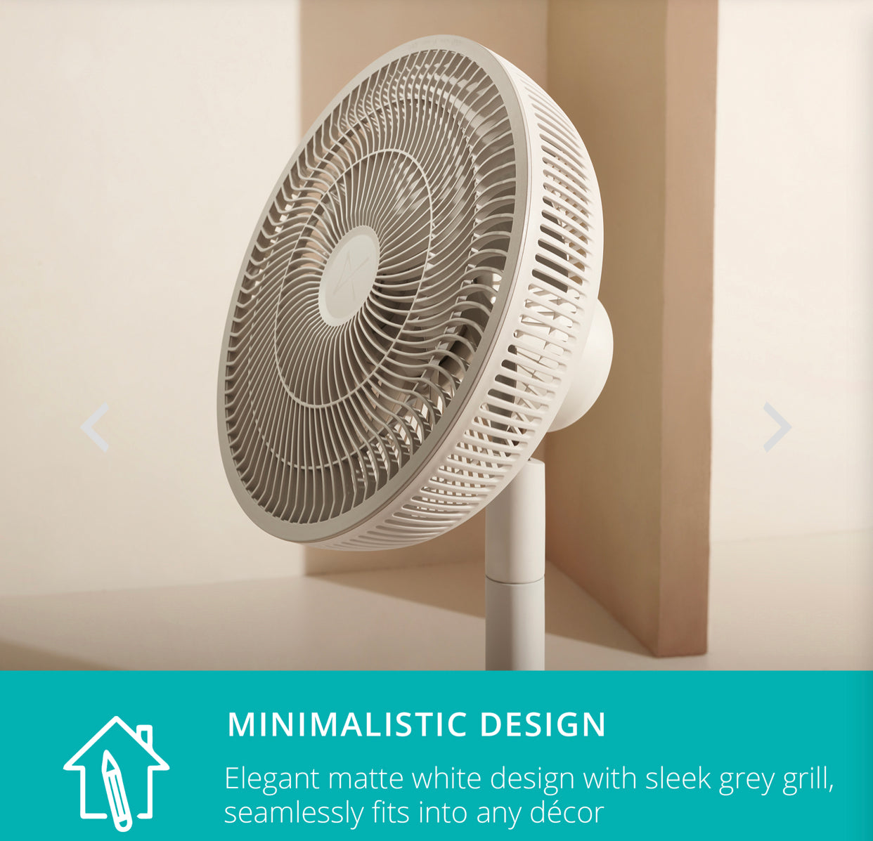 Duux Whisper Essence – Ultra-Quiet Cooling Fan with 7 Speeds & Energy-Efficient Brushless Motor