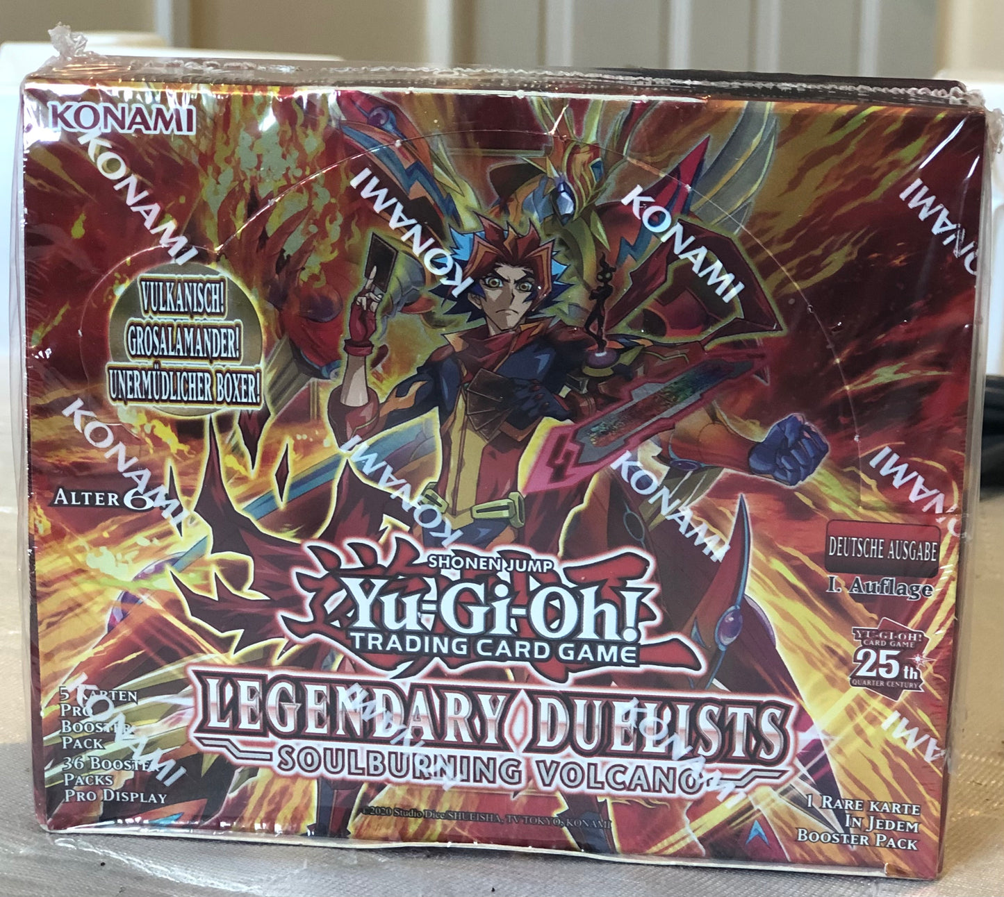 Yu-Gi-Oh! Legendary Duelists: Soulburning Volcano Booster Box (Sealed – 36 Packs)