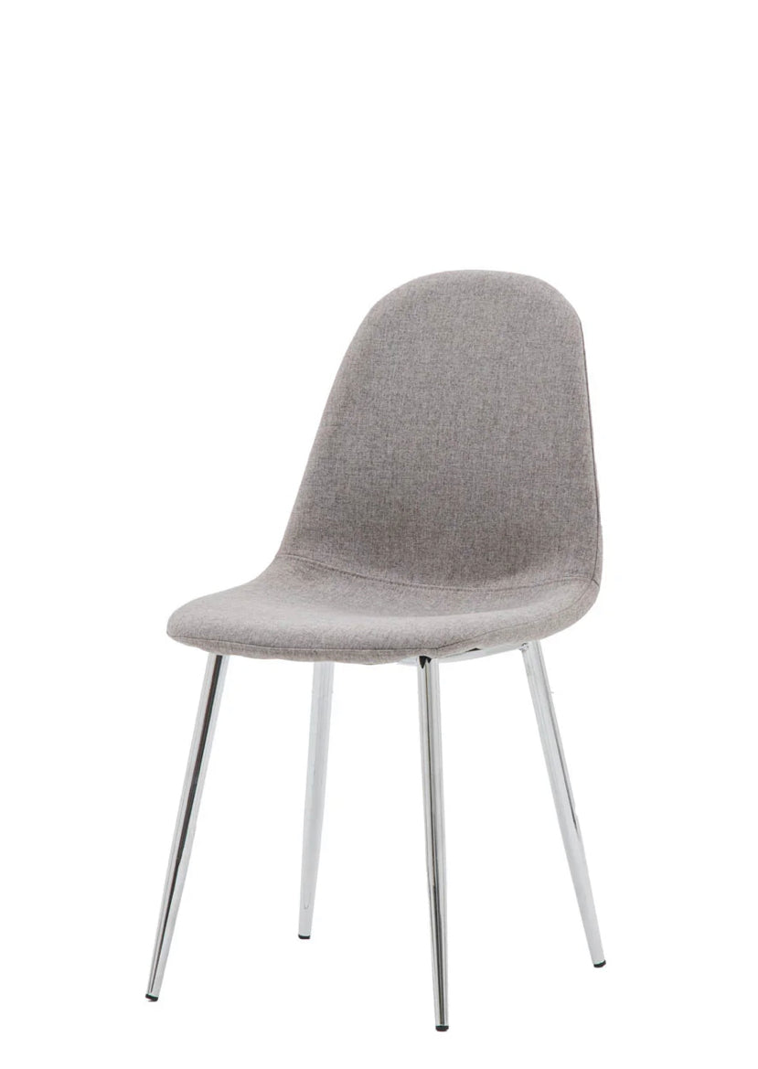 FLUX Dining Chair – Set of 2 in Light Grey & Chrome | Modern Luxury Seating
Cheapest price in the market – luxury furniture for less.
