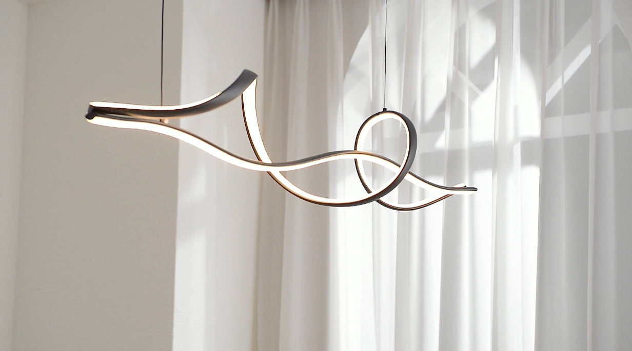 Blue Elephant Modern 2-Light Black LED Kitchen Island Pendant – £80 Only!