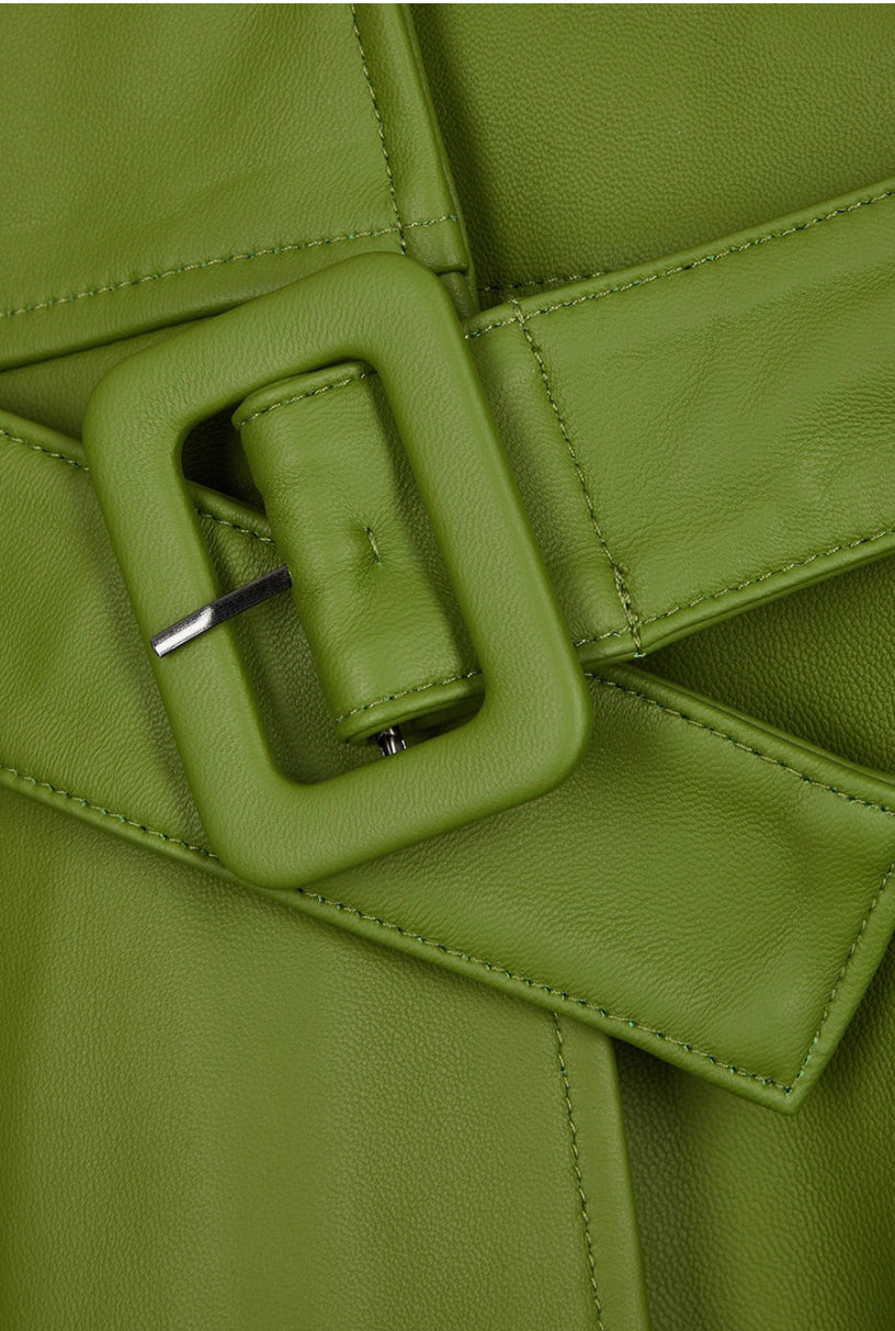 Saks Potts Foxy Shearling-Trimmed Leather Coat – Green Lamb Leather with Shearling Collar & Cuffs
Cheapest Price Online – Luxury Designer Outerwear