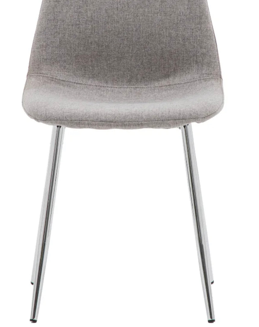 FLUX Dining Chair – Set of 2 in Light Grey & Chrome | Modern Luxury Seating
Cheapest price in the market – luxury furniture for less.