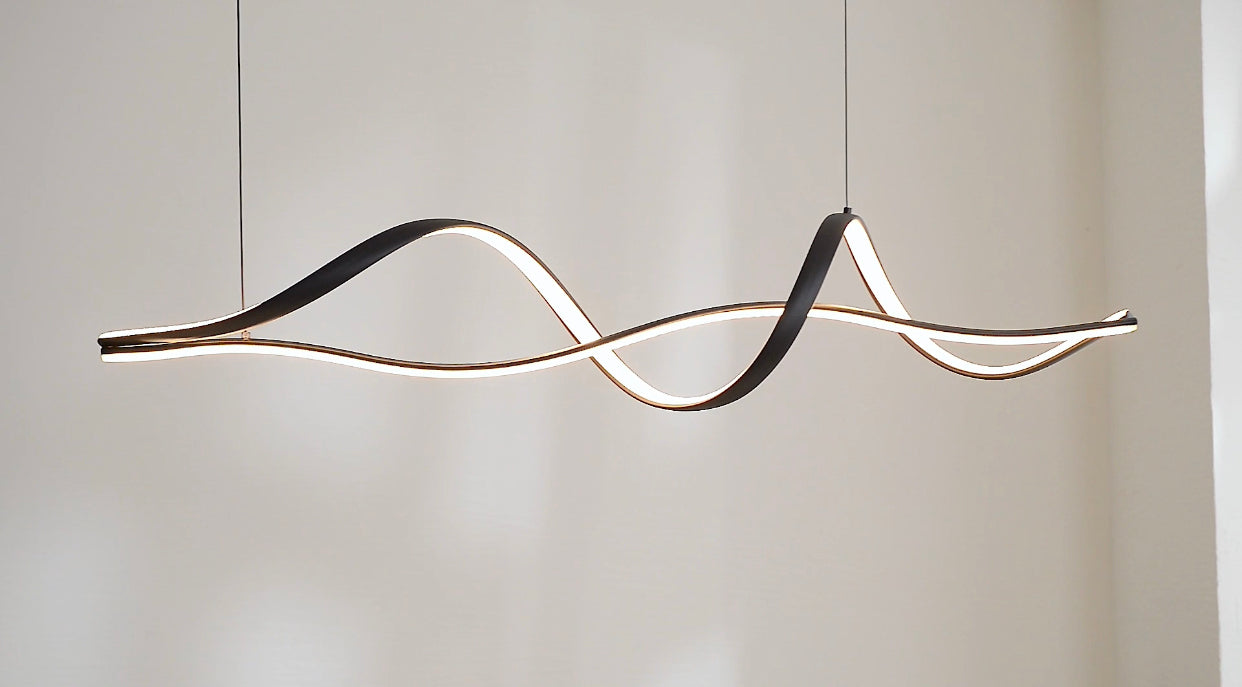 Blue Elephant Modern 2-Light Black LED Kitchen Island Pendant – £80 Only!