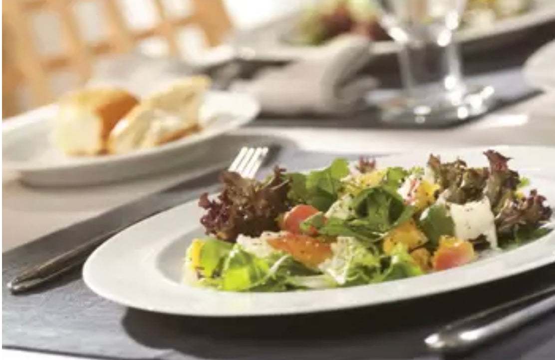 Denby White 16-Piece Dinner Set – Elegant Porcelain Tableware for Every Occasion