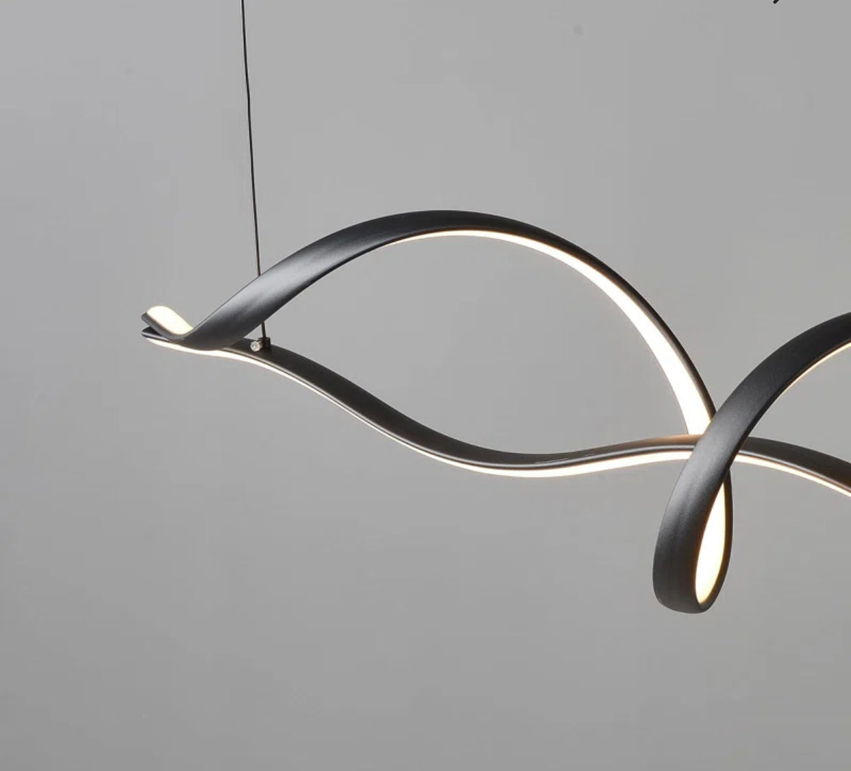 Blue Elephant Modern 2-Light Black LED Kitchen Island Pendant – £80 Only!