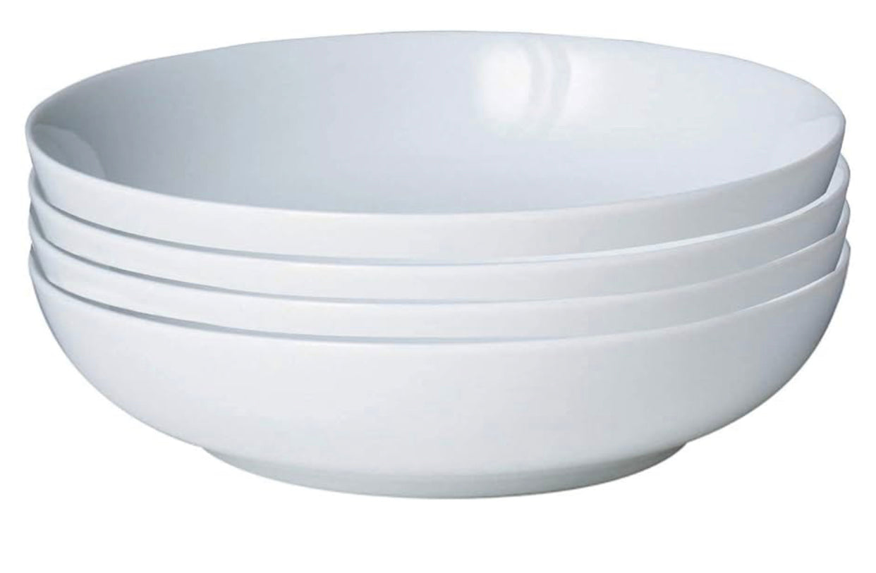 Denby White 16-Piece Dinner Set – Elegant Porcelain Tableware for Every Occasion