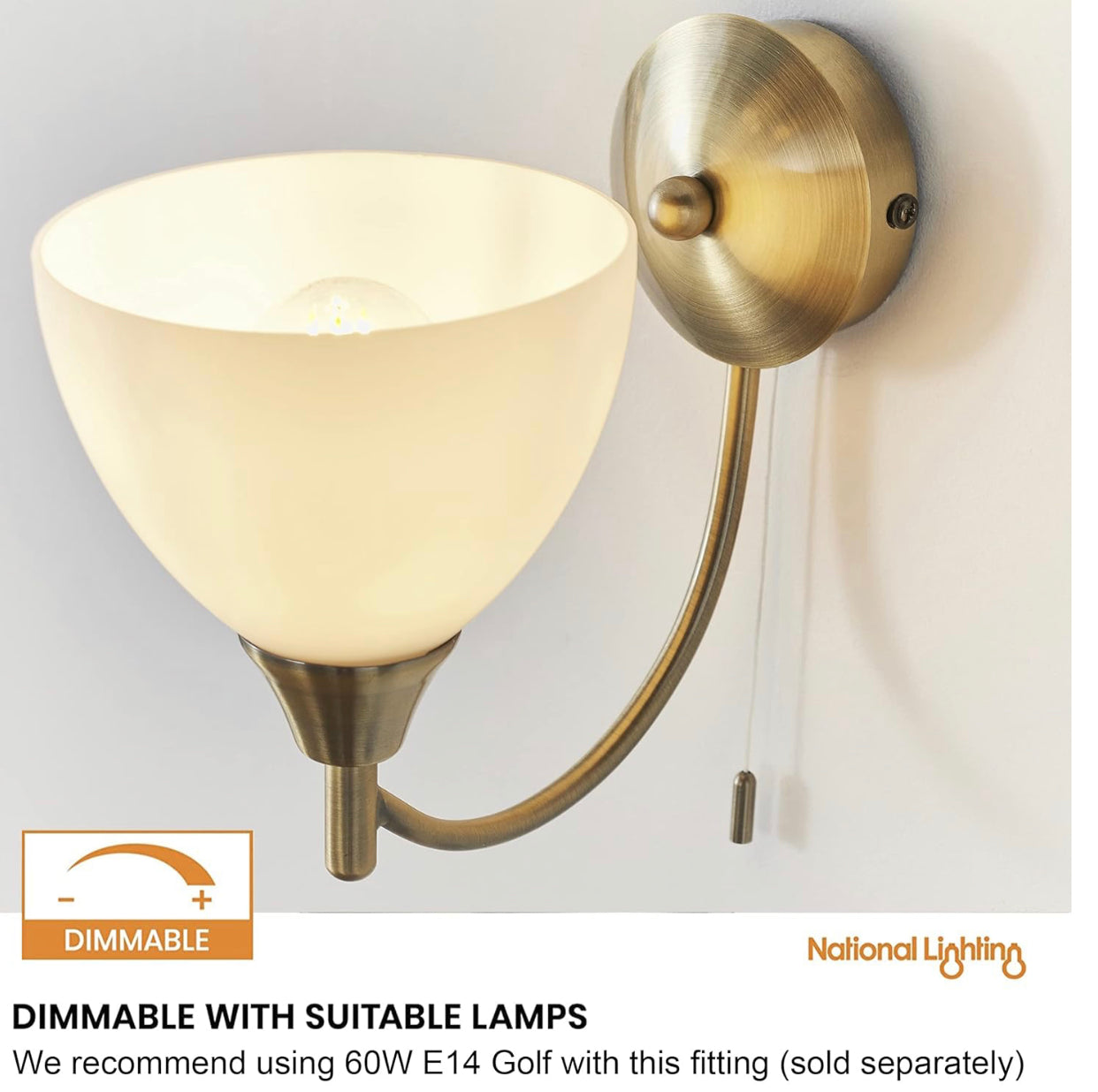 Marlow Home Co. Tina 1-Light Armed Wall Sconce – Antique Brass Finish