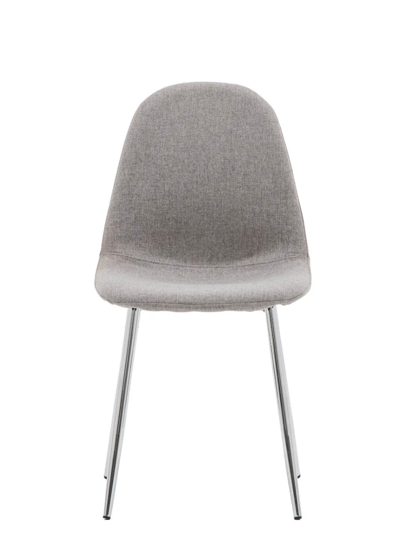 FLUX Dining Chair – Set of 2 in Light Grey & Chrome | Modern Luxury Seating
Cheapest price in the market – luxury furniture for less.