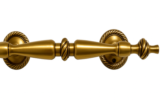 Antique Brass Solid Brass Appliance Handle – 16cm Centre Pull Georgian Style