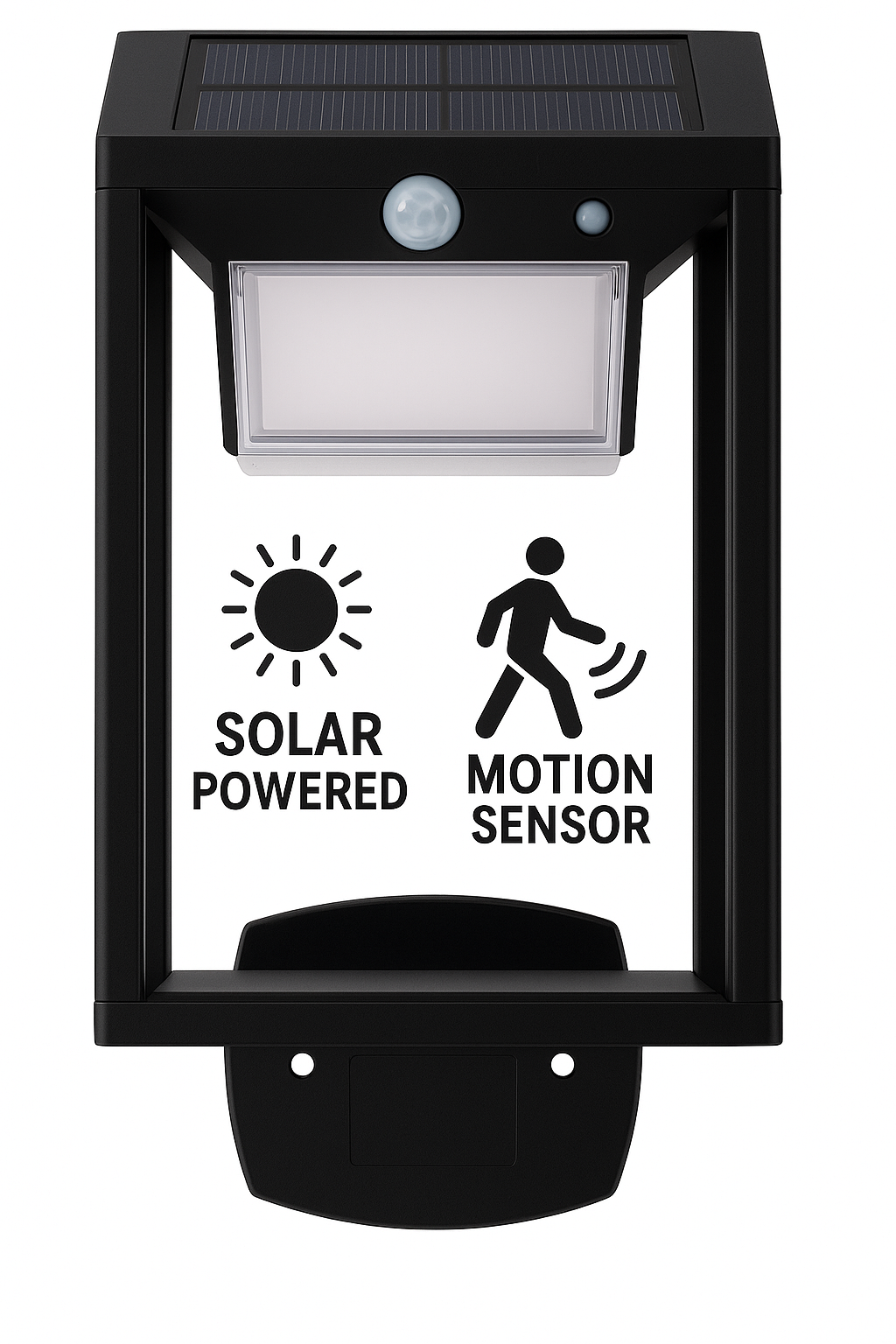 Garden Trading Skye Solar Wall Light – Black