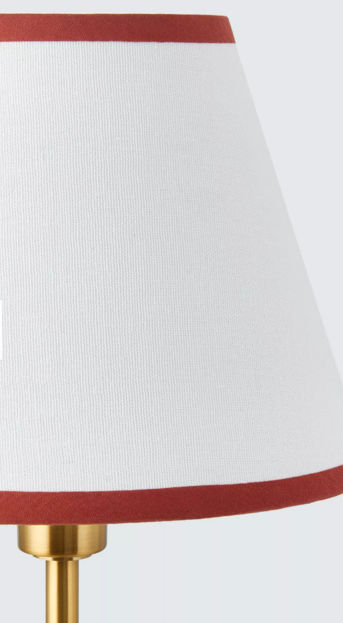 John Lewis Baily Large Rechargeable Brass Table Lamp – Cordless LED Touch Control