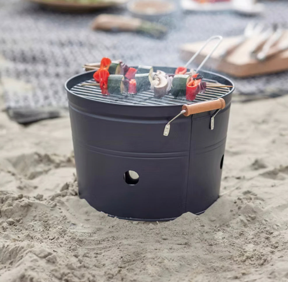 Summer Dining Made Simple: Why the Garden Trading Black Steel Cleveley Bucket BBQ is the Portable Grill You’ve Been Waiting For