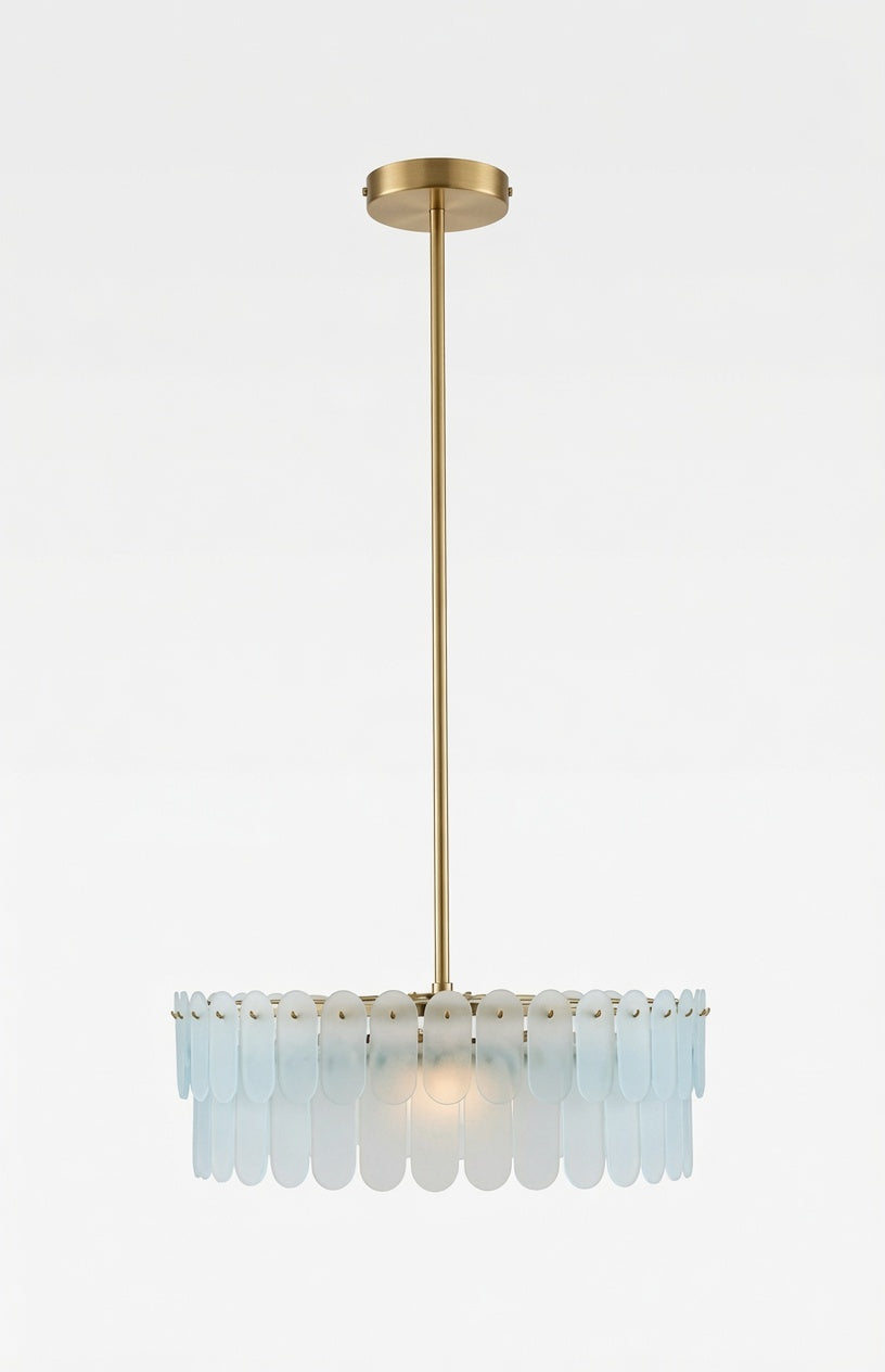 Very Home Glass Oval Chandelier