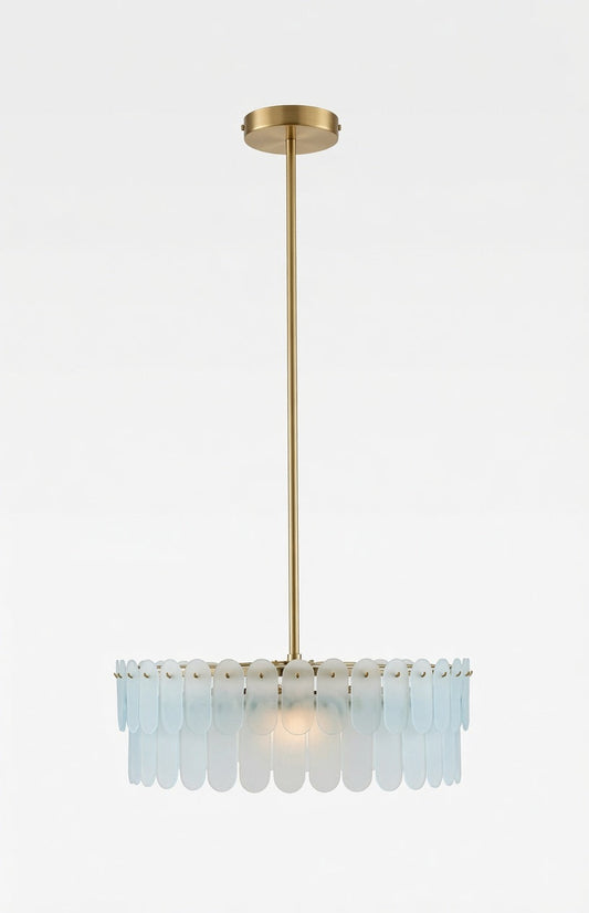 Very Home Glass Oval Chandelier