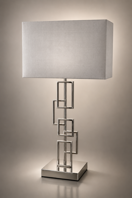 Laura Ashley Chrome Table Lamp