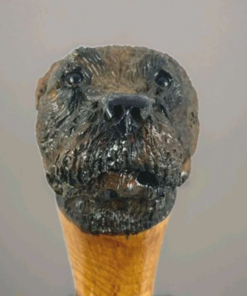 Dog Head Walking Cane
