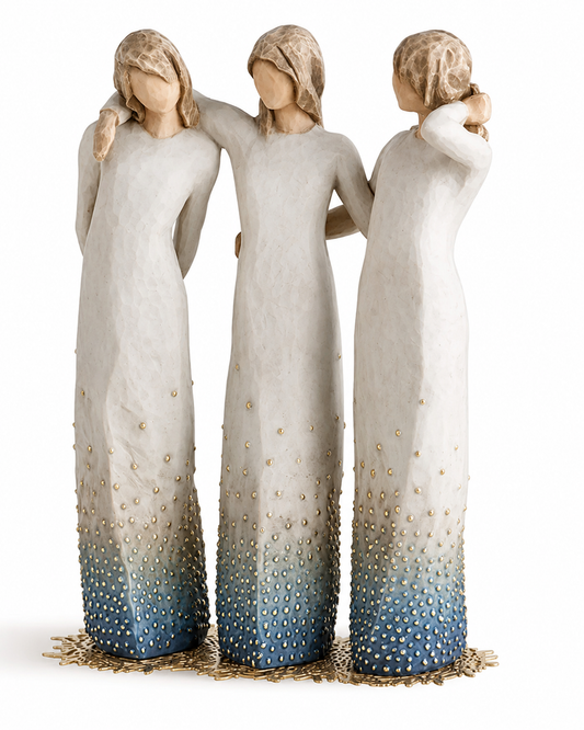 Willow Tree By My Side Figurine by Susan Lordi hand-painted friendship collectible gift in official gift box
