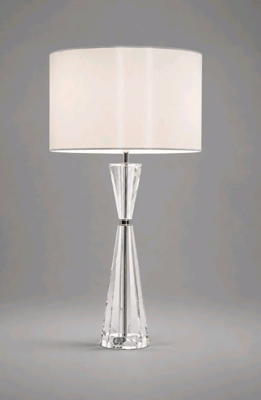 Risha 2 Light Crystal Table Lam