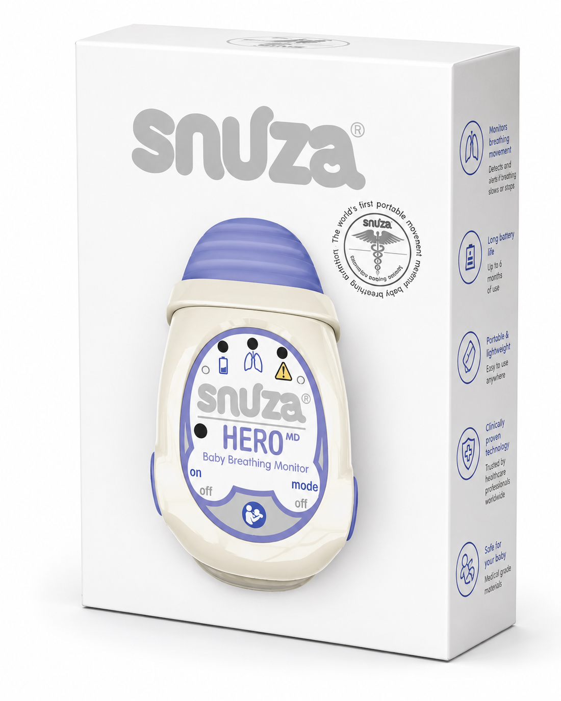  Snuza HeroMD Portable Baby Movement Monitor 