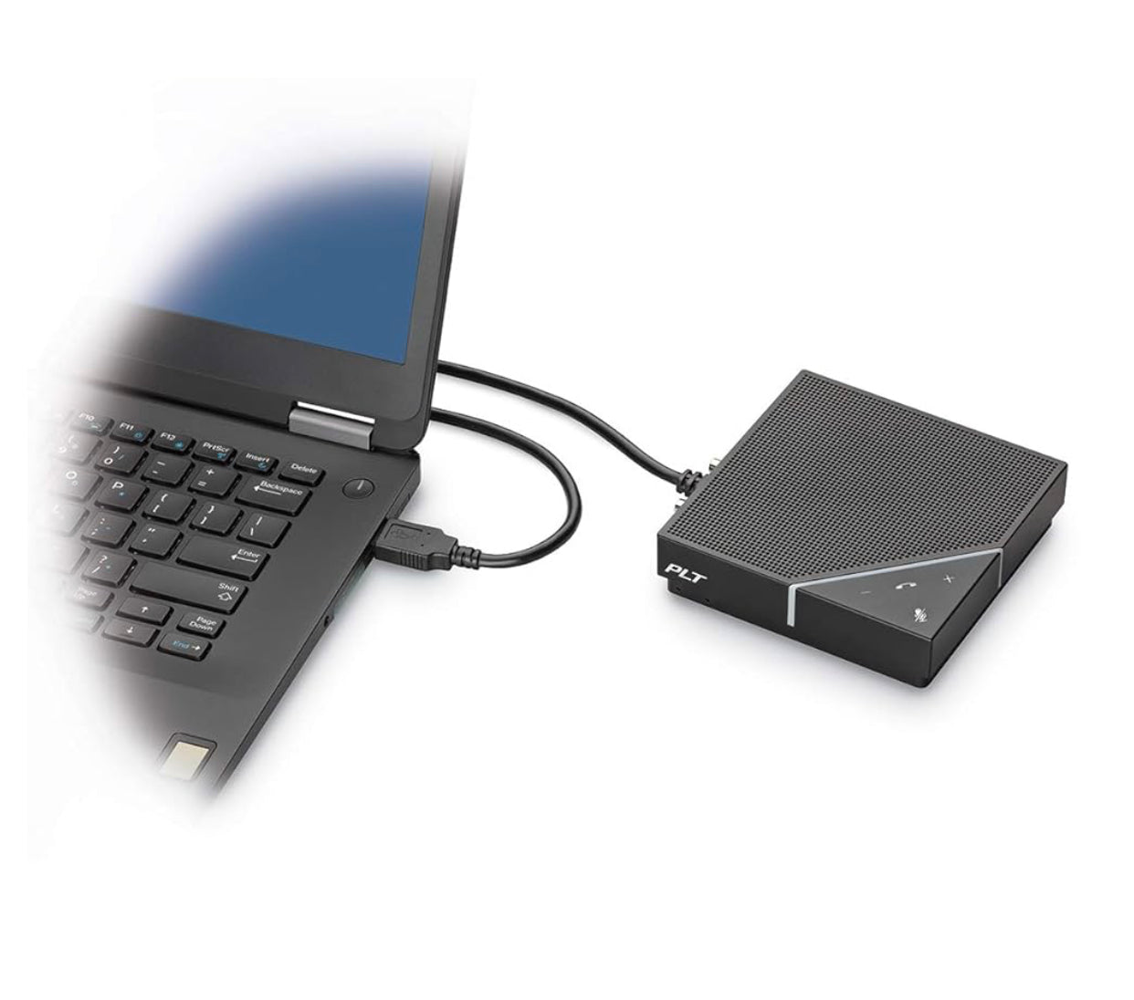 Plantronics Calisto 7200 Bluetooth & USB Speakerphone – Portable Conference Speaker for Up to 6 Participants, IP64 Dust & Water Resistant