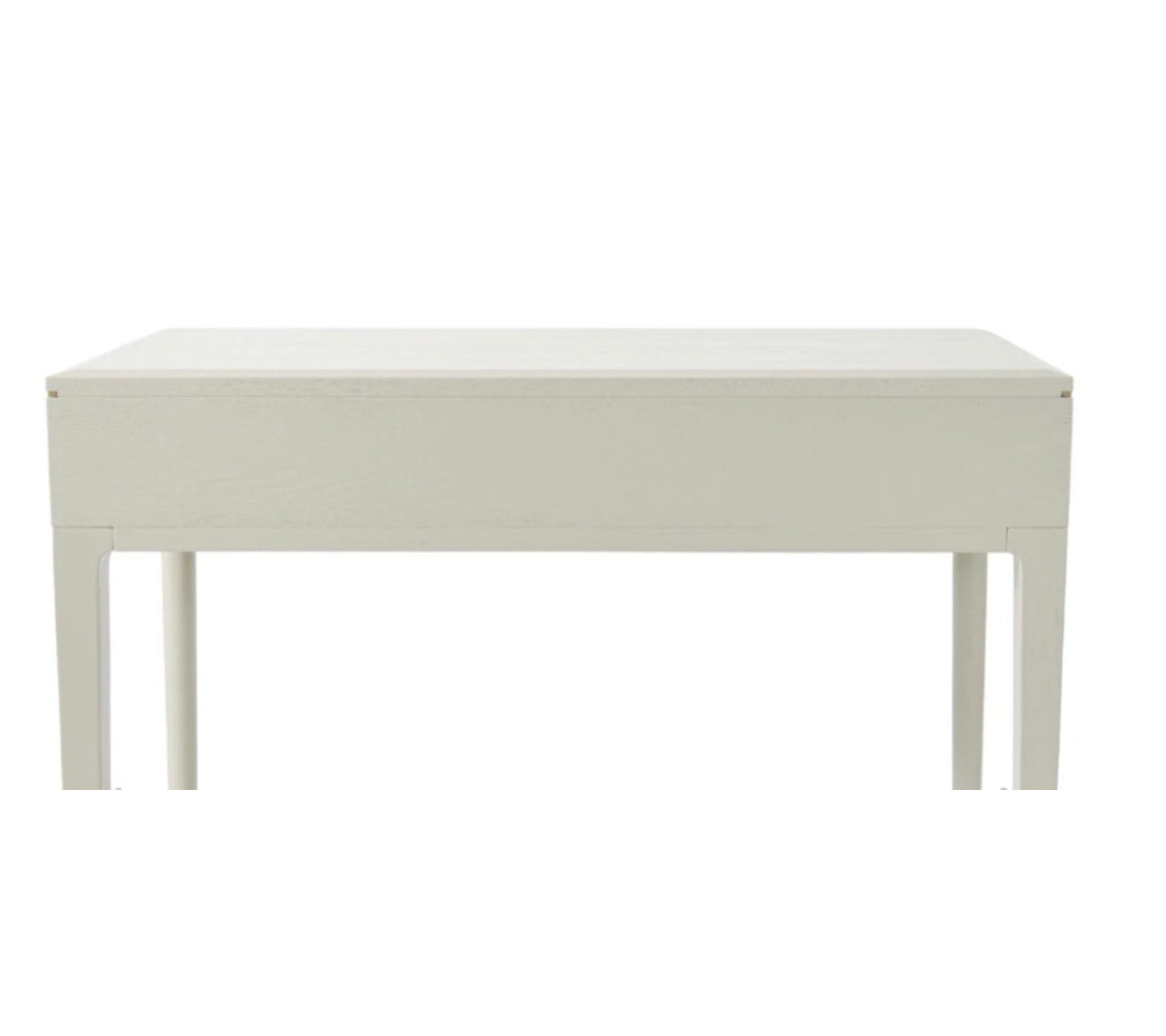 RV Astley Vancent Dressing Table – Off-White & Brass | 2 Drawers | £580