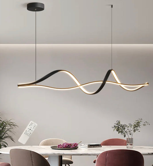 Blue Elephant Modern 2-Light Black LED Kitchen Island Pendant – £80 Only!