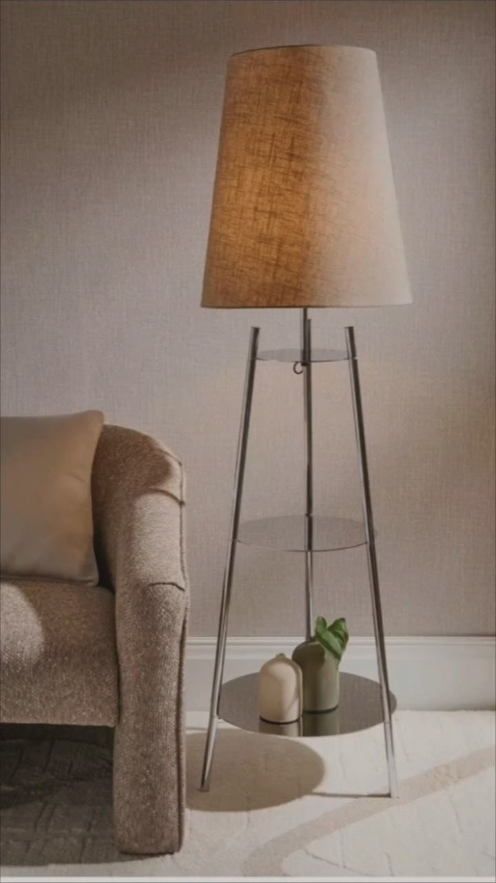 the-very-collection-metal-tapered-shelf-floor-lamp-modern-chrome-glass-shelves