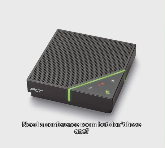 Plantronics Calisto 7200 Bluetooth & USB Speakerphone – Portable Conference Speaker for Up to 6 Participants, IP64 Dust & Water Resistant