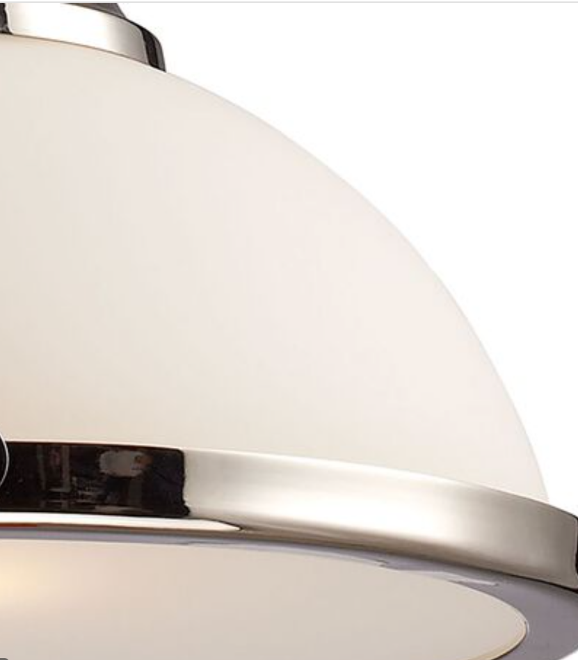 Chadwick 13" Polished Nickel Pendant Ceiling Light – ELK Lighting