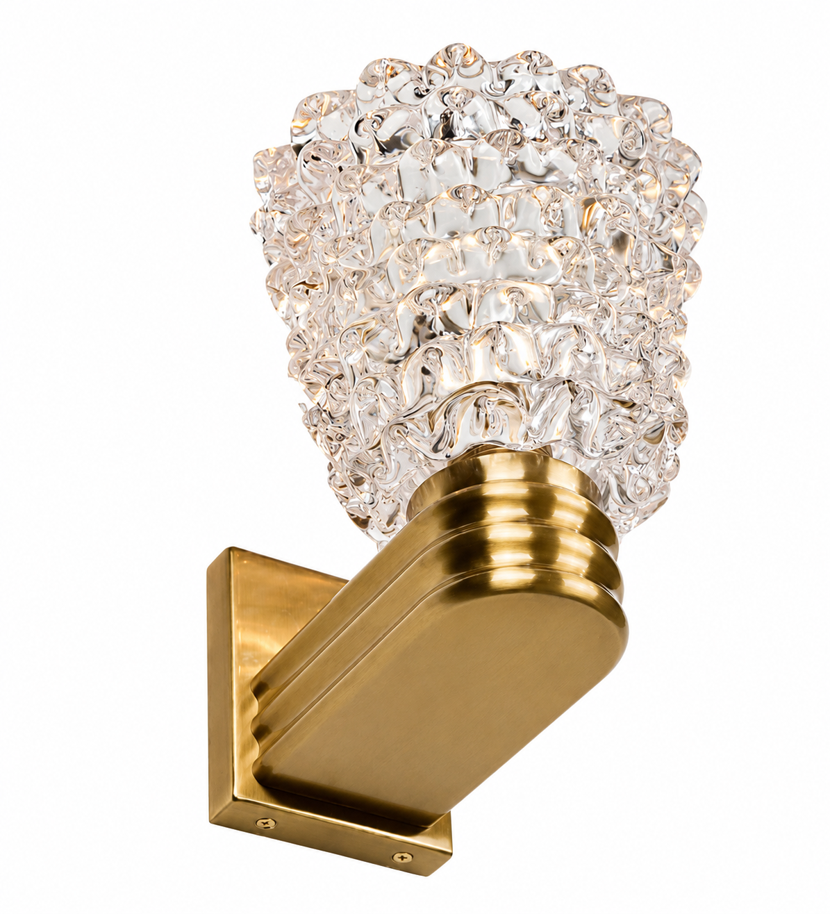 Bella Murano Wall Light – Luxury Italian Glass & Solid Brass Wall Light