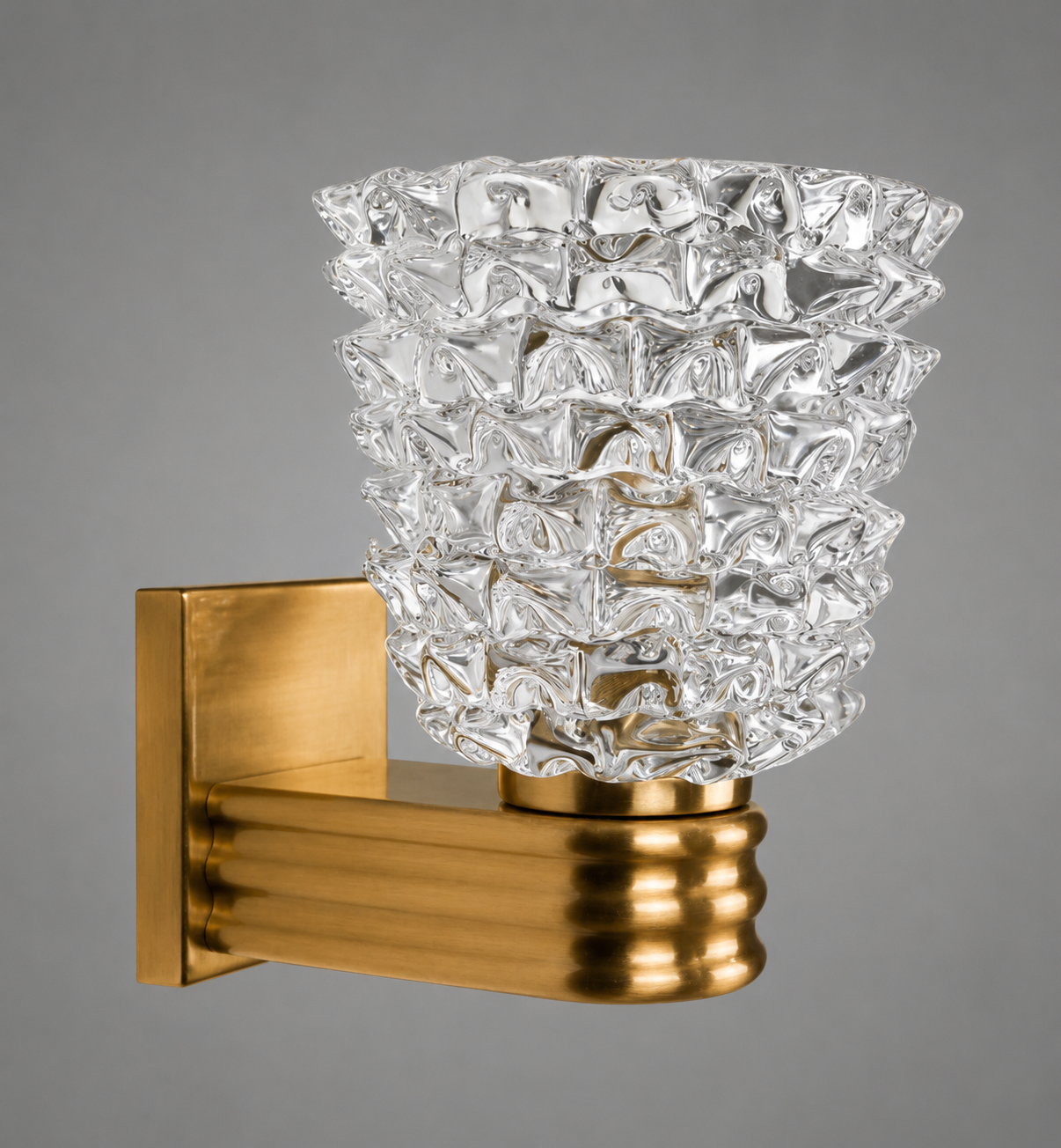 Bella Murano Wall Light – Luxury Italian Glass & Solid Brass Wall Light