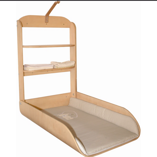 Baby Changing Table with Mat Wall Mounted – Roba Folding Space-Saving Unit