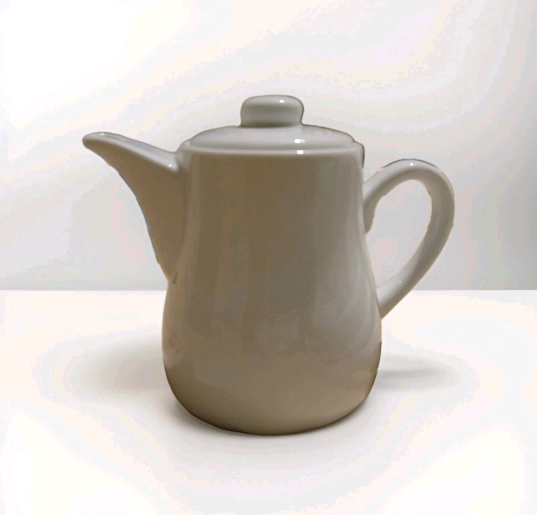 Olympia Whiteware Teapots – Set of 4 (483ml / 17oz, Porcelain)