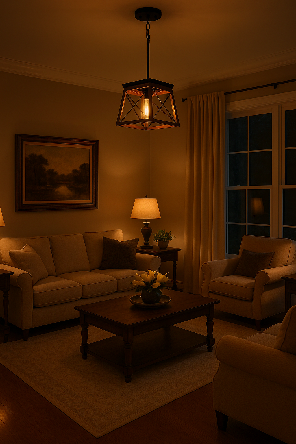 Lantern Pendant Light Rustic Industrial Ceiling Fixture – Matsuda by Borough Wharf