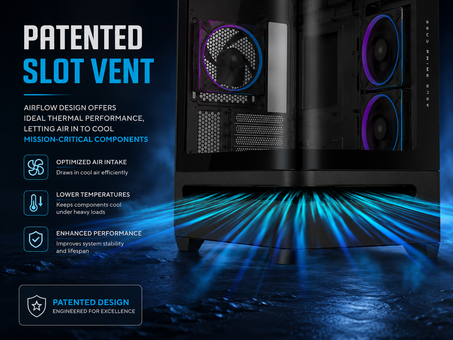 ASUS Prime AP202 ARGB Micro-ATX Gaming PC Case – Black