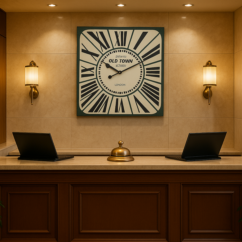 Williston Forge Cedar Wall Clock | Large 69cm Green Square Roman Numeral