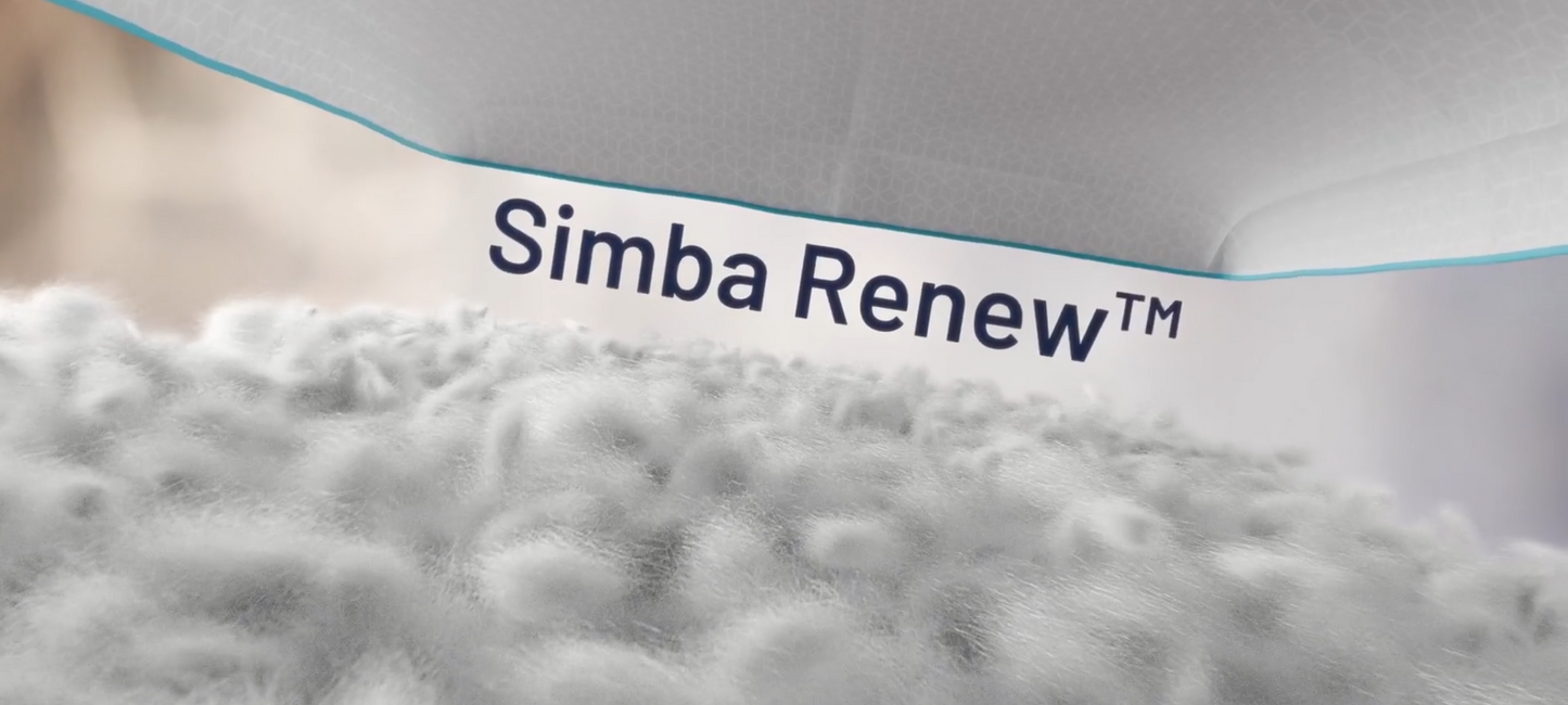 SIMBA Hybrid Pillow | Cooling Memory Foam Pillow with Nanocube Technology | Breathable Luxury Bed Pillow