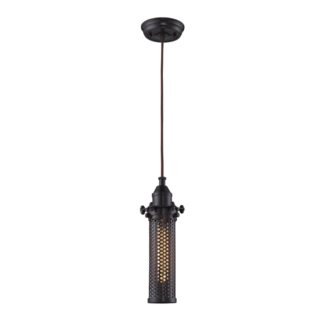 Karla 1-Light Cylinder Pendant Borough Wharf | Industrial Modern Ceiling Light