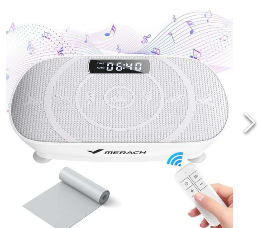 MERACH Vibration Plate Exercise Machine with Bluetooth Speaker with Remote