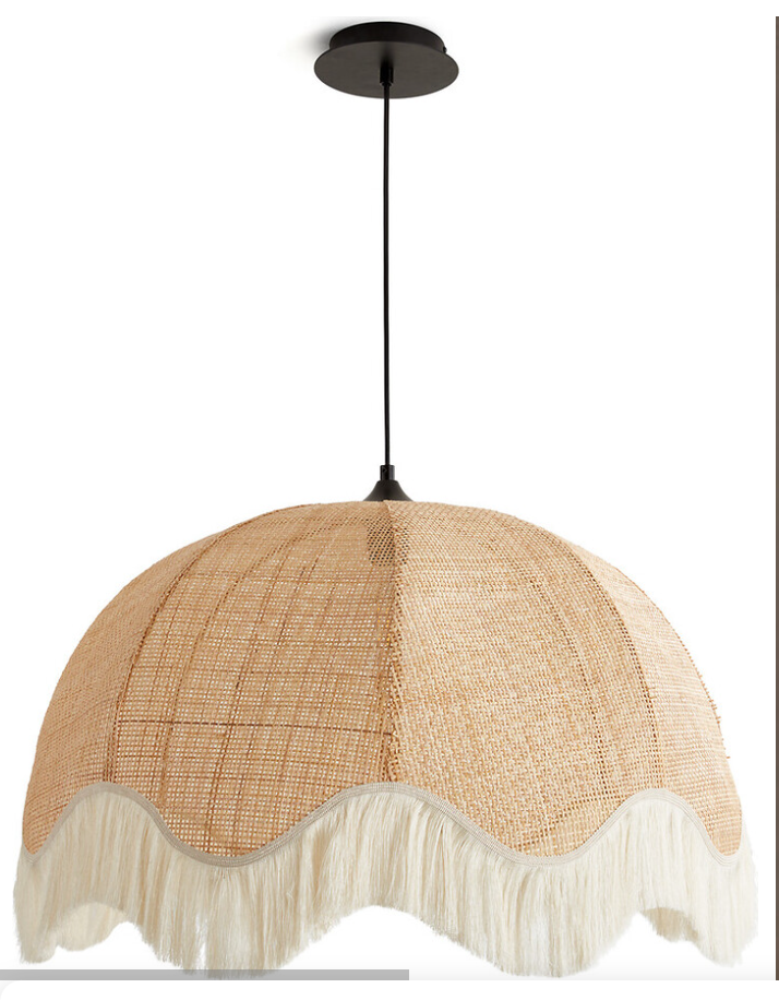 Lightshade – La Redoute Interieurs Daphné 69cm Fringed Rattan Bohemian Ceiling Pendant
