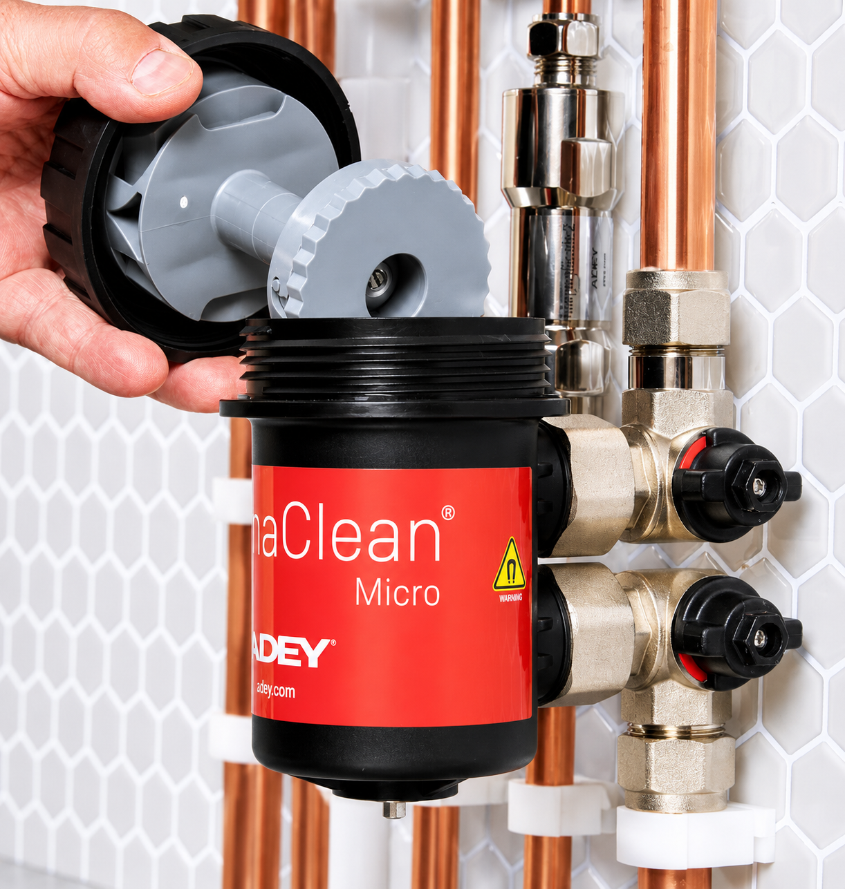 ADEY MagnaClean Micro 22mm Magnetic Boiler Filter FL1-03-07129