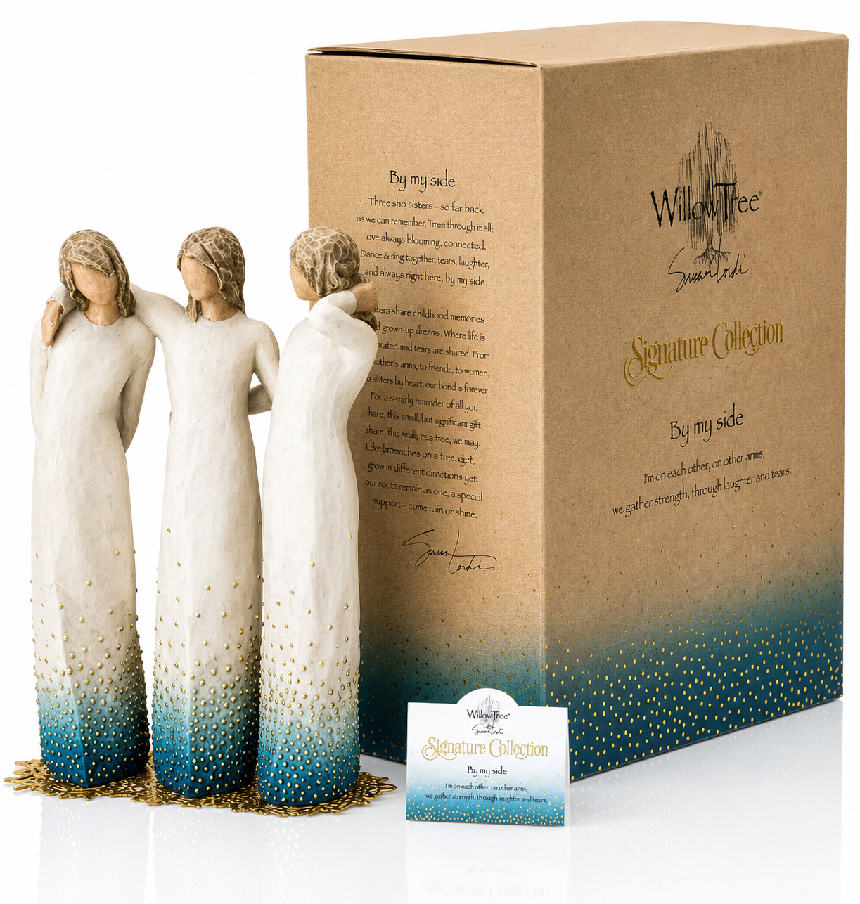 Willow Tree By My Side Figurine | Susan Lordi Friendship Ornament 24cm