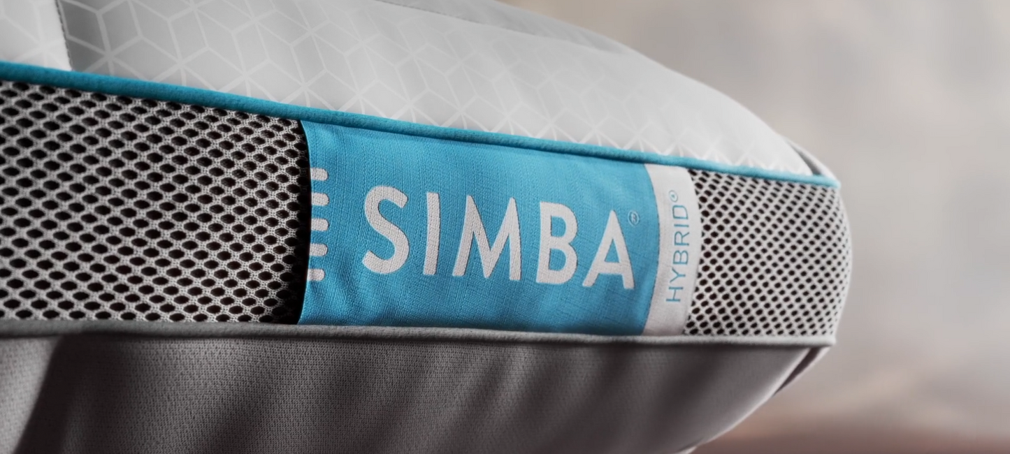 SIMBA Hybrid Pillow | Cooling Memory Foam Pillow with Nanocube Technology | Breathable Luxury Bed Pillow