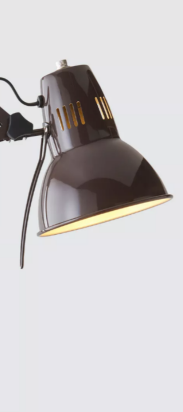 John Lewis Elliott Desk Lamp – Cocoa Gloss Finish Adjustable Task Light