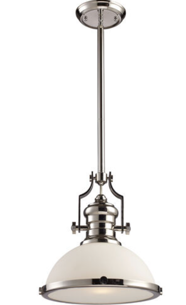 Chadwick 13" Polished Nickel Pendant Ceiling Light – ELK Lighting
