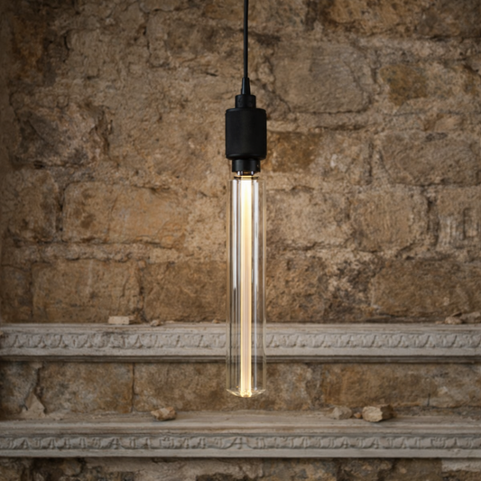 Buster Bulb Tube E27 LED Dimmable Light Bulb – Luxury Designer Tube Lighting (2W, Warm Ambient Glow)