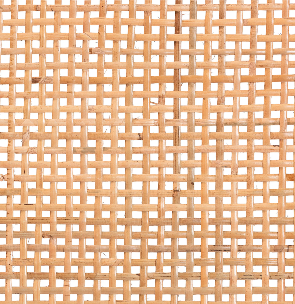 Baxton Studio Bali & Pari Abelia Modern Bohemian Natural Rattan and Mahogany Wood Long Accent Bench