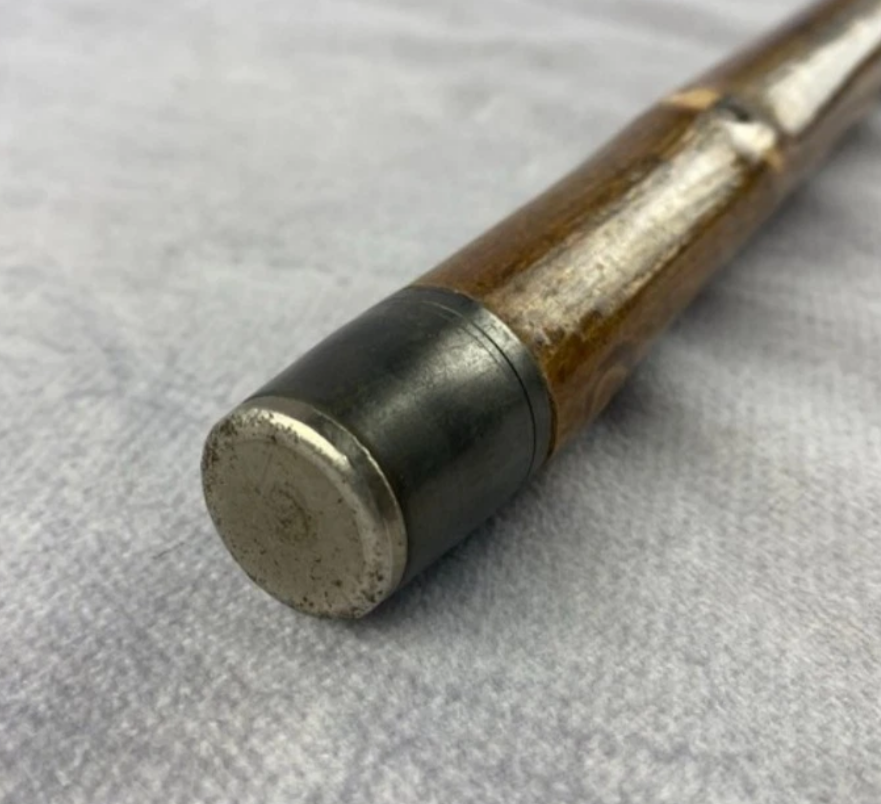 Vintage Dog Head Wooden Walking Cane 48" | Gentleman Walking Stick