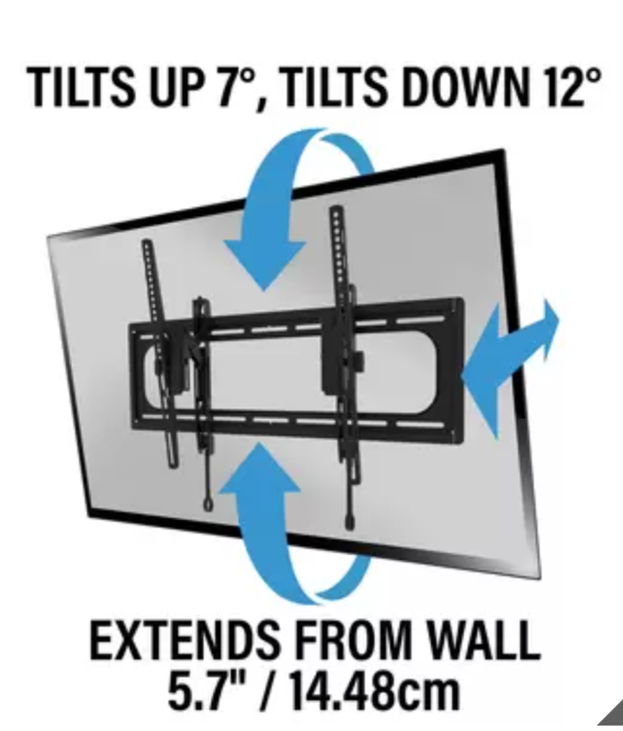 Sanus Preferred 42–90 Inch Large Tilt Wall Mount – SLT4-B2